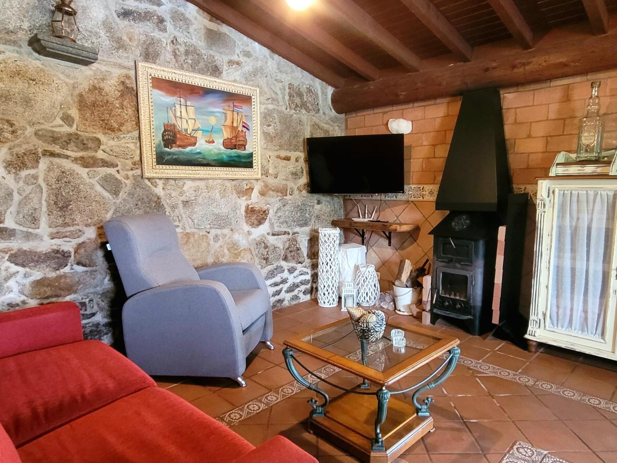 Casa Rustica Piscina, Apartadino A Pobra do Caramiñal Eksteriør billede