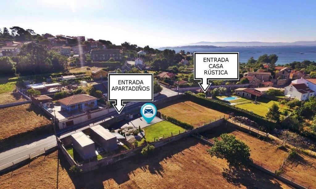 Casa Rustica Piscina, Apartadino A Pobra do Caramiñal Eksteriør billede